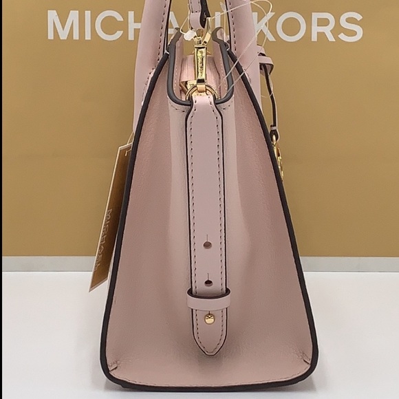 Michael Kors Avril Small Leather Top-Zip Satchel and Small Wallet Coinpouch Set - Picture 10 of 16